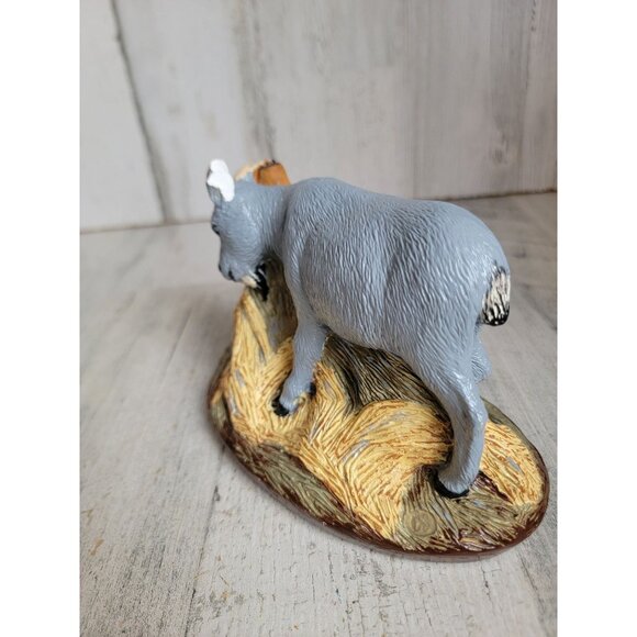 Vintage goat Nativity scene animal plaster xmas home decor - Picture 2 of 8